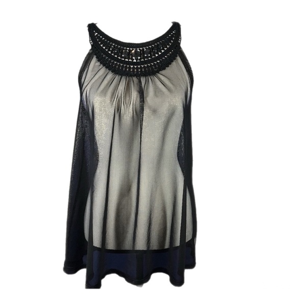 Free People Tops - Free People Women’s Sheer Metallic Racerback Tank